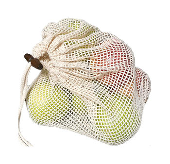 Reusable Small Drawstring Mesh Bag Net Bags For Fruits and Vegetables